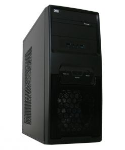 CiT 1017 Black PC Case LED Fan 500W PSU
