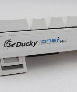 Ducky One 2 Mini Pure White RGB LED 60% Double Shot PBT Mechanical Keyboard - Black