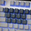 Tai-Hao TPR Rubber Backlit Double Shot 18 Keys - Grey