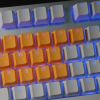Tai-Hao TPR Rubber Backlit Double Shot 18 Keys - Neon Orange