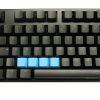 Tai-Hao TPR Rubber Backlit Double Shot Blank Keys x 4 Neon Blue