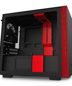NZXT Black/Red H210 Mini ITX Windowed PC Gaming Case