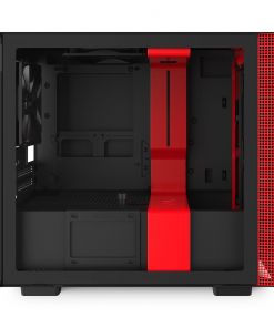NZXT Black/Red H210 Mini ITX Windowed PC Gaming Case
