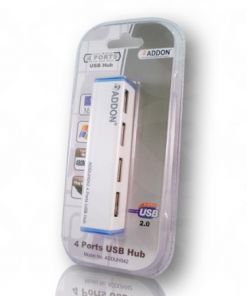 Addon 4 ports USB Hub Plug & Play