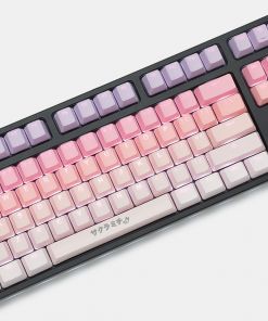 Tai-Hao Sakura Michi PBT Backlit Keycaps 140 keys