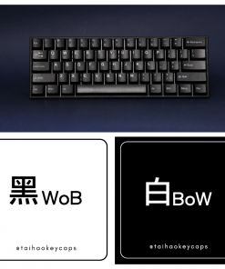 Tai-Hao Cubic ABS WoB Keycaps Set