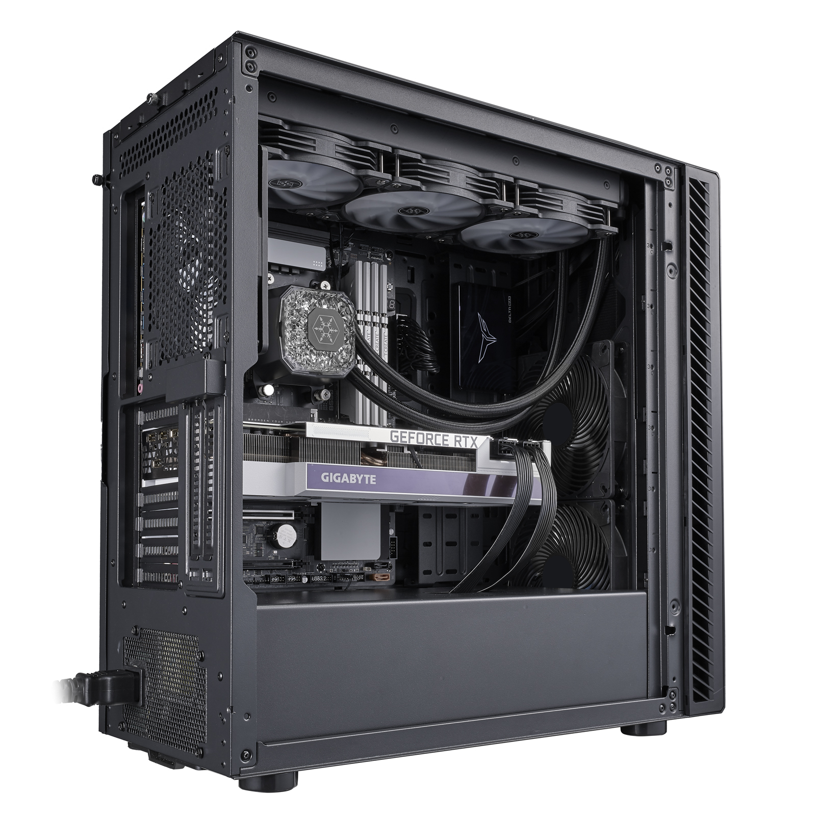 Silverstone SEQ1b Silent Mid Tower Case Black Silverstone SEQ1b Silent Mid Tower Case Black
