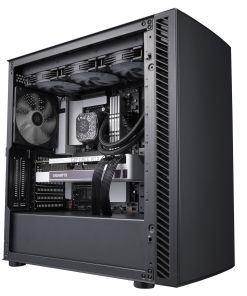 Silverstone SEQ1b Silent Mid Tower Case Black