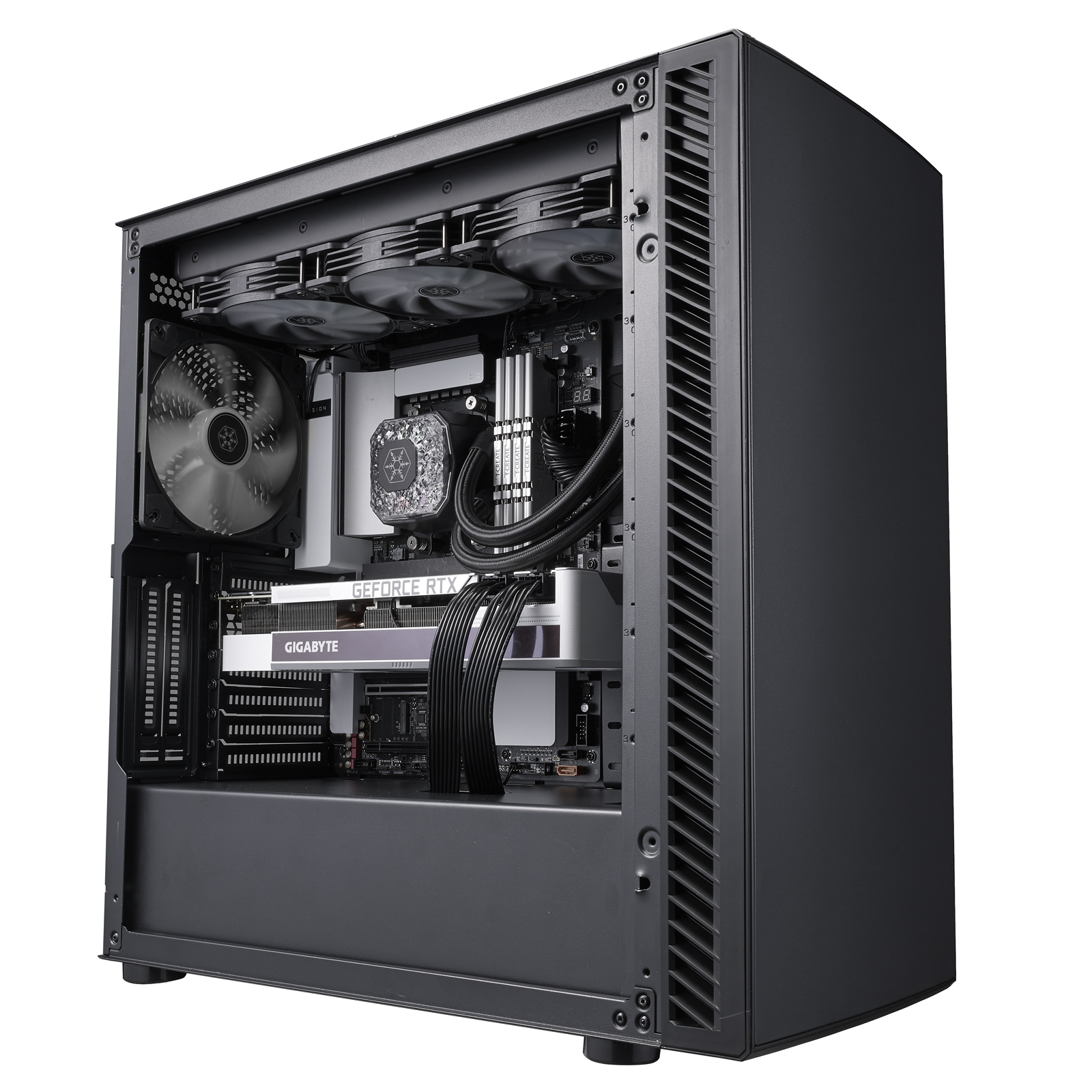 Silverstone SEQ1b Silent Mid Tower Case Black Silverstone SEQ1b Silent Mid Tower Case Black