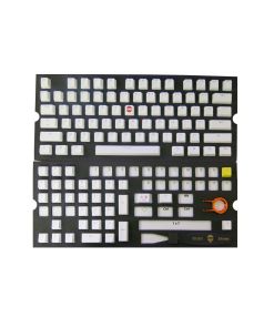 Tai-Hao White PBT Keycaps Backlit